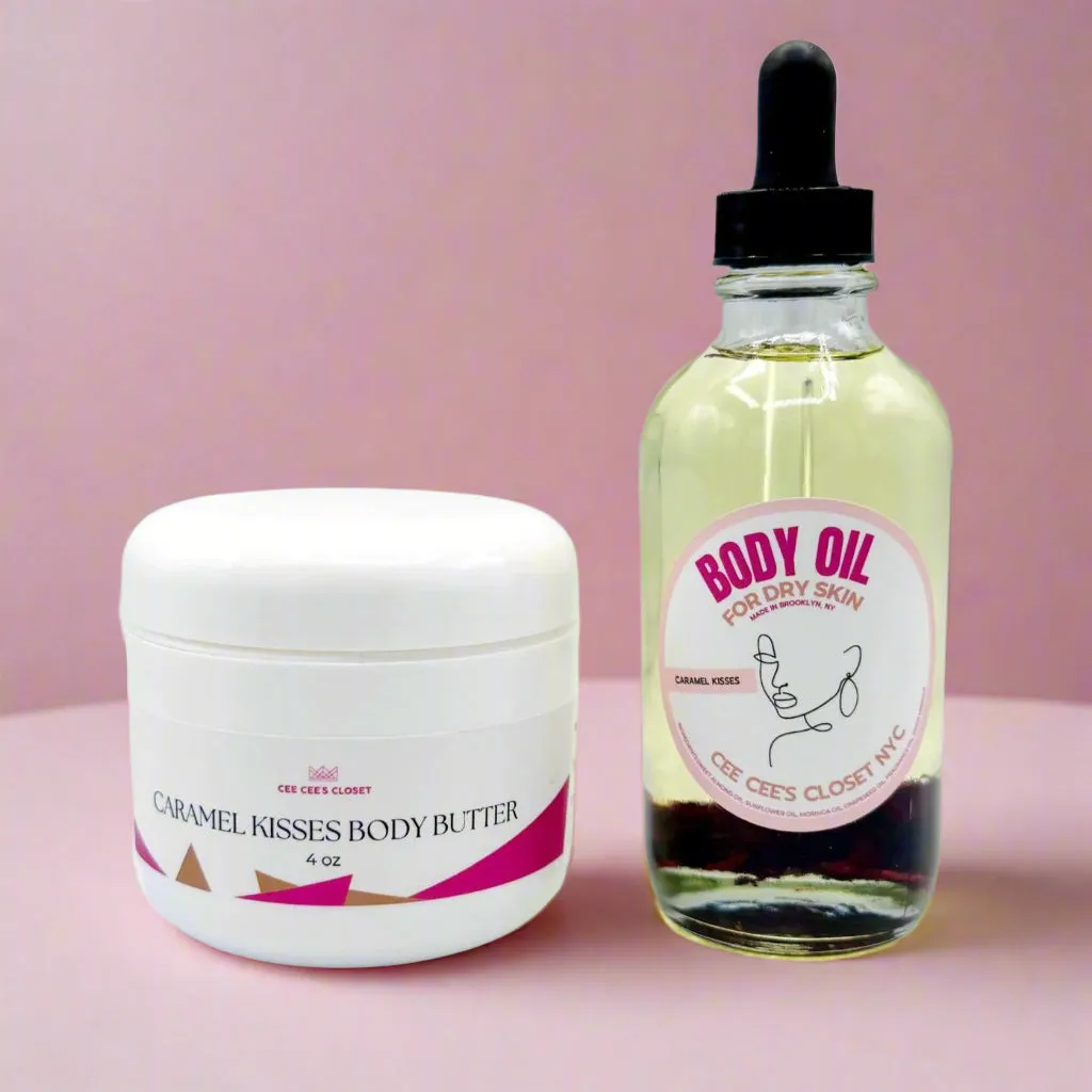 Caramel Kisses Dry Oil Butter Bundle