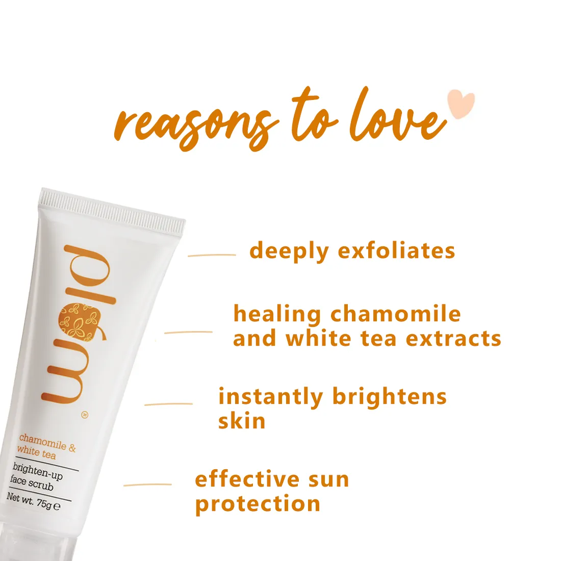 Chamomile & White Tea Brighten-Up Face Scrub