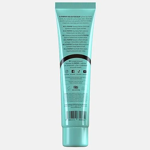 Dr.PAWPAW Shea Butter Balm, Multi-Purpose Natural No Fragrance, for Hydrating Lips, Skin, Hair, Cuticles, Nails & Beauty Finishing (25 ml)