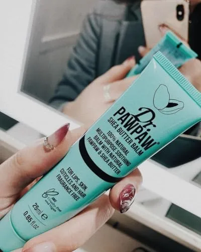 Dr.PAWPAW Shea Butter Balm, Multi-Purpose Natural No Fragrance, for Hydrating Lips, Skin, Hair, Cuticles, Nails & Beauty Finishing (25 ml)