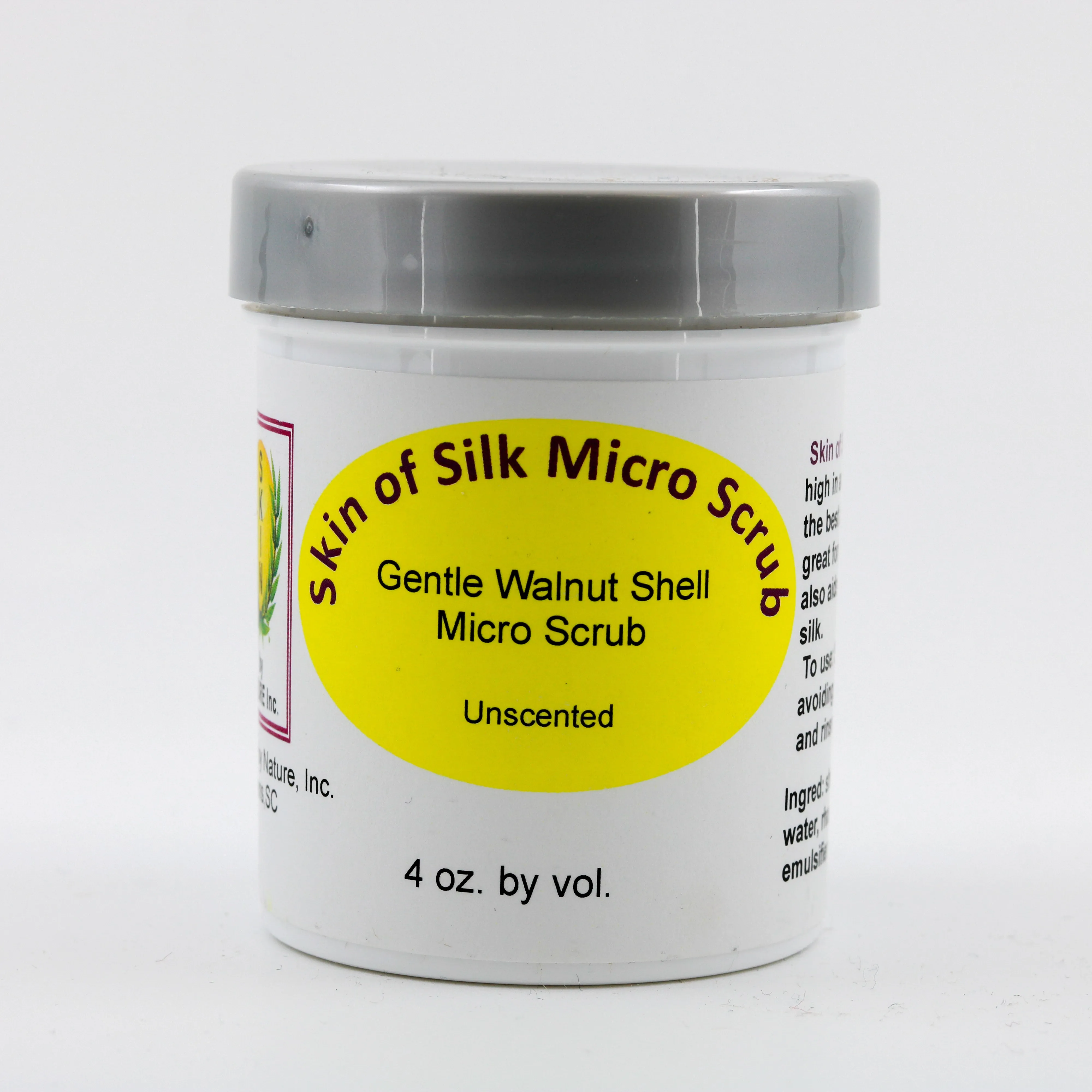 Gentle Exfoliating Walnut Scrub "Skin of Silk"