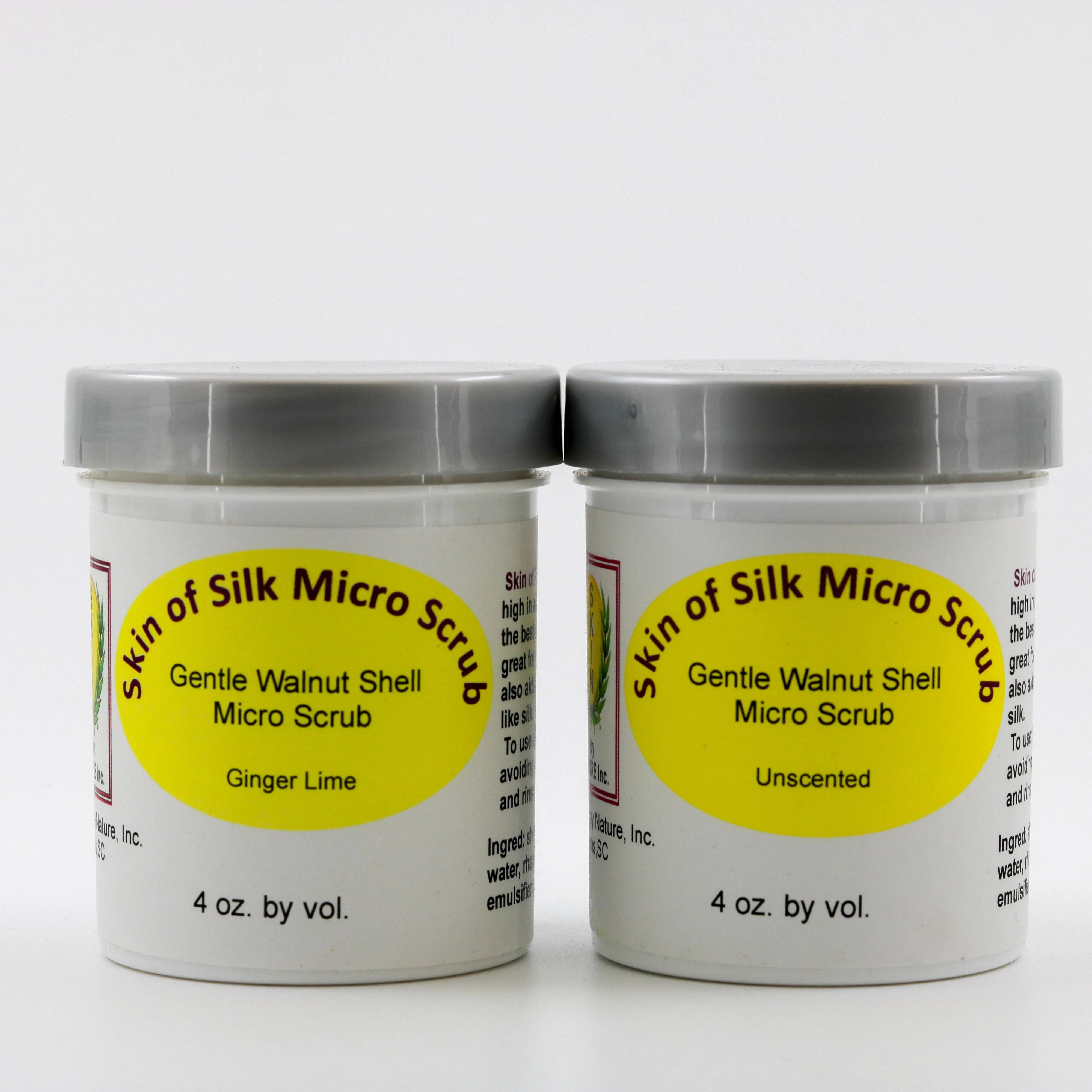 Gentle Exfoliating Walnut Scrub "Skin of Silk"