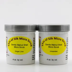 Gentle Exfoliating Walnut Scrub "Skin of Silk"