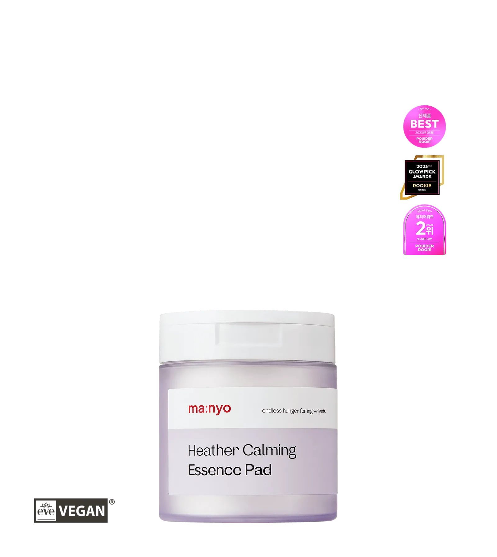 ma:nyo Factory Heather Calming Essence Pad 60pcs 265ml