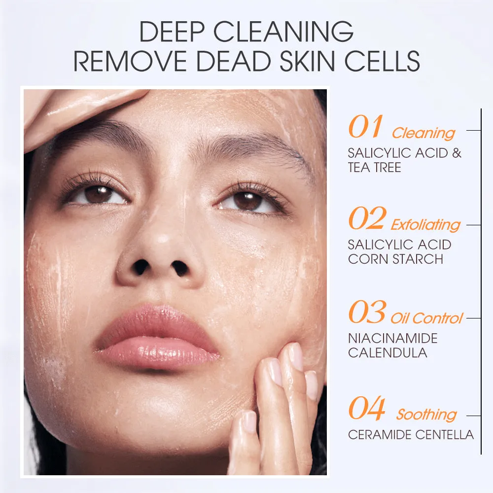 Skinever Salicylic Acid Refreshing Scrub Cleanser - 75ml