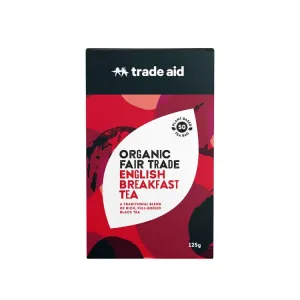 Trade Aid  English breakfast tea  50 Compostable tea bags